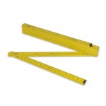 Regla de madera de colores plegable resistente a golpes 2M color amarillo sexta vista
