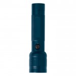 Linterna compacta de aluminio con luces LED y baterías incluidas color azul oscuro tercera vista