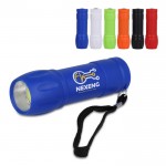 Linternas de plástico reciclado en varios colores de luz COB