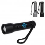 Linterna LED recargable de aluminio reciclado y resistente al agua
