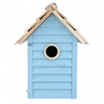 Caja color pastel de anidación con abertura de 30mm para pequeñas aves color azul claro segunda vista