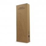 Caja de madera en forma de botella con utensilios para el vino color natural segunda vista
