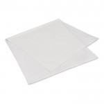 Toalla de algodón y terciopelo de poliéster para sublimar 50x100 cm color blanco tercera vista