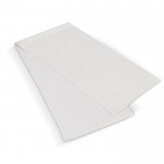 Toalla de algodón y terciopelo de poliéster para sublimar 30x130 cm color blanco tercera vista