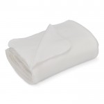 Manta de polar fleece reciclado para sublimación 250 g/m2 color blanco tercera vista