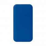 Batería externa inalámbrica rectangular de varios colores 5W color azul oscuro quinta vista