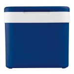 Nevera rígida de plástico en distintos colores y asa de transporte 10L color azul tercera vista