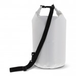 Bolsa de lona impermeable en varios colores con capacidad de 15L color blanco cuarta vista