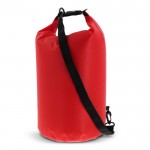 Bolsa de lona impermeable en varios colores con capacidad de 15L color rojo