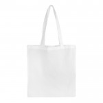 Bolsa de algodón con certificación OEKO-TEX de colores 140 g/m2 color blanco segunda vista