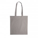 Bolsa de algodón con certificación OEKO-TEX de colores 140 g/m2 color gris segunda vista