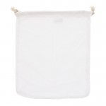 Bolsa reutilizable de algodón para frutas y verduras 25x30 cm color blanco