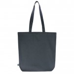 Bolsa Fairtrade en colores neutrales con capacidad de 12kg 270 g/m2 color azul oscuro segunda vista
