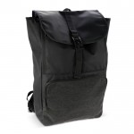 Mochila para portátil de RPET con bolsillos laterales 15'' color negro