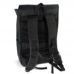 Mochila para portátil de RPET con bolsillos laterales 15'' color negro segunda vista