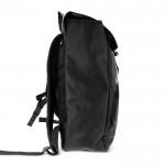 Mochila para portátil de RPET con bolsillos laterales 15'' color negro sexta vista