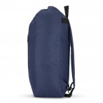 Mochila enrollable de RPET con asa superior de hebilla 20L color azul oscuro cuarta vista