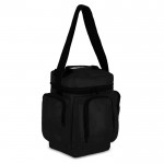 Bolsa nevera con múltiples y espaciosos compartimientos color negro