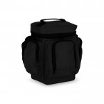 Bolsa nevera con múltiples y espaciosos compartimientos color negro segunda vista