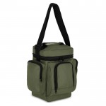 Bolsa nevera con múltiples y espaciosos compartimientos color verde oliva