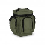 Bolsa nevera con múltiples y espaciosos compartimientos color verde oliva segunda vista