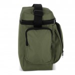 Bolsa nevera con múltiples y espaciosos compartimientos color verde oliva cuarta vista