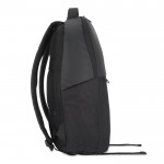 Mochila para portátil de jacquard y PU con correa para trolley 15.6'' color negro cuarta vista