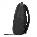 Mochila para portátil de jacquard y PU con correa para trolley 15.6'' color negro quinta vista