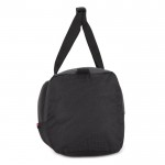Bolsa de viaje de jacquard y PU con compartimiento para zapatos color negro novena vista
