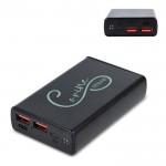 Powerbank de carga rápida con dos distintos puertos 10.000 mAh