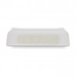 Altavoz personalizable resistente al agua y 5 horas de reproducción color gris cuarta vista