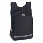 Mochila equipada con material para picnic de dos personas color negro