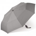 Paraguas plegable automático con mango ergonómico Ø96 color gris tercera vista