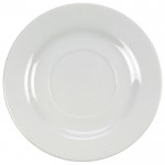 Taza para café con platillo de porcelana para espresso 160ml color blanco segunda vista