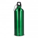 Botella de acero inoxidable reciclado de colores metalizados 750ml color blanco