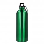 Botella de acero inoxidable reciclado de colores metalizados 750ml color blanco cuarta vista