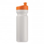Bidón de plástico libre de BPA y 100% antigoteo 750ml color naranja