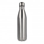 Botella de acero inoxidable reciclado con tapón plateado 750ml color plateado
