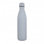 Botella de acero inoxidable reciclado con acabado aterciopelado 750ml color gris