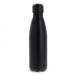 Botella de acero inoxidable de colores metalizados 500ml color negro cuarta vista