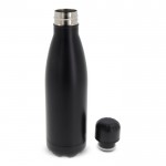 Botella de acero inoxidable de colores metalizados 500ml color negro quinta vista
