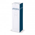Botella de acero inoxidable de colores metalizados 500ml color negro sexta vista
