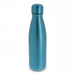 Botella de acero inoxidable de colores metalizados 500ml color azul