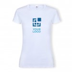 Camiseta blanca de 100% algodón 140 g/m2 para mujer Fruit Of The Loom vista principal