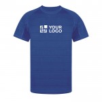 Camiseta técnica unisex de 100% poliéster con diseño a rayas 135 g/m2 vista principal