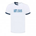 Camiseta técnica transpirable de poliéster con diseño bicolor 135 g/m2 vista principal