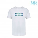 Camiseta blanca para niños de cuello redondo 100% algodón 160 g/m2 vista principal
