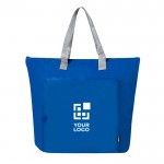 Bolsa nevera plegable de RPET con cremallera y asas medianas 4kg vista principal