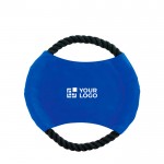 Frisbee ideal para mascotas con cuerda resistente de algodón vista principal