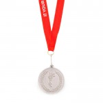 Medalla metálica con motivo olímpico vista principal